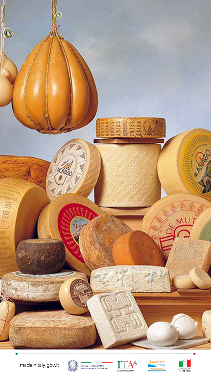 Les fromages italiens